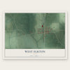 West Elkton, Ohio map print, the full design