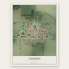 Chokio, Minnesota map print, the full design