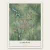 Cameron, Missouri map print, the full design