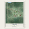 Turton, South Dakota map print, the full design