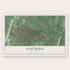 East Ridge, Tennessee map print, the full design