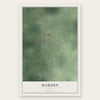Hardin, Texas map print, the full design