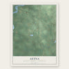 Aetna, Mecosta County, Michigan map print, the full design