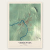 Vergennes, Vermont map print, the full design