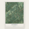 Luttrell, Tennessee map print, the full design