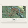 Cashmere, Washington map print, the full design