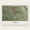 Calimesa, California map print, the full design