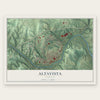 Altavista, Virginia map print, the full design