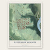 Patterson Heights, Pennsylvania map print, the full design