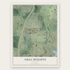 Amal Heights, Georgia map print, the full design
