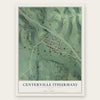 Centerville (Thurman), Ohio map print, the full design