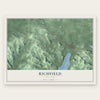 Richfield, New York map print, the full design