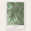 Jane, Missouri map print, the full design