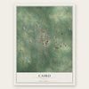 Cairo, Georgia map print, the full design