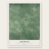 Fremont, Isabella County, Michigan map print, the full design