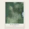 Slate Springs, Mississippi map print, the full design