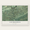East Brunswick, Pennsylvania map print, the full design