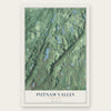 Putnam Valley, New York map print, the full design
