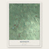 Sennett, New York map print, the full design