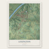 Lexington, Missouri map print, the full design