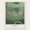 Granjeno, Texas map print, the full design