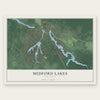 Medford Lakes, New Jersey map print, the full design