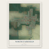 North Fairfield, Ohio map print, the full design