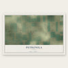Petronila, Texas map print, the full design