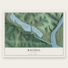 Bagnell, Missouri map print, the full design