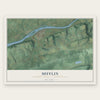 Mifflin, Columbia County, Pennsylvania map print, the full design