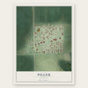 Pilger, Nebraska map print, the full design