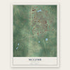 McComb, Mississippi map print, the full design