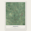 Armada, Macomb County, Michigan map print, the full design