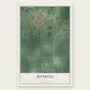 Botkins, Ohio map print, the full design