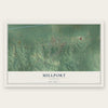 Millport, Alabama map print, the full design