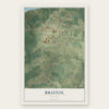 Bristol, Florida map print, the full design