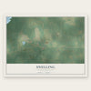 Snelling, South Carolina map print, the full design