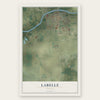 LaBelle, Florida map print, the full design