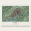 Knoxville, Tennessee map print, the full design