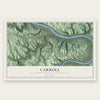 Carroll, Washington County, Pennsylvania map print, the full design