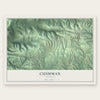 Cushman, Arkansas map print, the full design