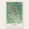Radcliff, Kentucky map print, the full design