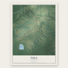 Tull, Arkansas map print, the full design