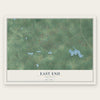 East End, Arkansas map print, the full design