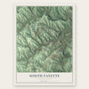 South Fayette, Pennsylvania map print, the full design