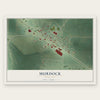 Murdock, Minnesota map print, the full design