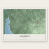 Aurelius, New York map print, the full design