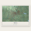 Mena, Arkansas map print, the full design