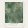 Green Level, North Carolina map print, the full design