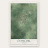 Chapel Hill, Tennessee map print, the full design